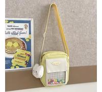 WJUHYGTF Borsa A Tracolla Con Petto, Borsa A Tracolla Carina, Borsa Sul Petto, Zaino Per Ragazzi E Ragazze, Sport All'aria Aperta, Borsa Tote Da Donna, Multipla,Giallo