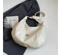 WJUHYGTF Borsa A Tracolla Per Signore, Borse in Pelle PU Crescent Moon Bag Tote Bag A Spalla Per Le Donne Spallacci Intercambiabili Per Le Donne,Beige