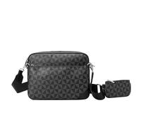 WJUHYGTF Borsa A Tracolla Retrò Casual Tre Pezzi, Borsa Da Uomo Borsa A Tracolla Unisex Da Uomo Borse Di Lusso Giornaliere Borse A Tracolla,Nero