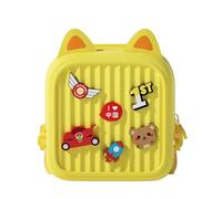 WJUHYGTF Zaini Cartoon Backpacks, Eva Baby Pet Bag Book Bag Party Favor Kids Birthday Shoulder Bag Per I Più Piccoli Satchel Student Bag,Giallo