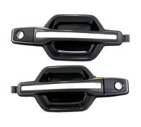 Wjwftcmk Maniglia Esterna Per Porta 5716A359XA MR970425 Mezza Cromatura Nera Per Mitsubishi Per Montero 2001-2006 Per Pajero 1999 maniglia porta(Left and Right,FRONT)