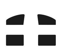 Wjwftcmk Parasole de Auto Parasole Magnetico per Auto: Protezione UV e Blocco del Calore, Parasole per finestrino Automatico su Entrambi i Lati(Four-Piece Set)
