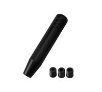 Wjwftcmk Testa Della Leva Cambio Pomello Del Cambio Universale Per Auto Da 18 Cm Leva Maniglia In Alluminio Accessori Interni Per Manuale(Nero)