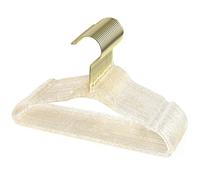 WJWSKI Grucce Bambini, Grucce Neonato Trasparenti Con Paillettes, 20 Bellissimi Appendiabiti Bambini Ultra Sottili, Risparmio Spazio, Stampelle Bambino Con Scanalature Sulle Spalle(Oro, 20 Pezzi)