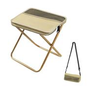 WJWZZGYL Foldable Backpack Stool,Portable Seats for Mountaineering and Hiking,leggeri ma robusti sedile pesca campeggio sgabelli (Cachi, 29,9 x 25,9 x 31,8 cm)