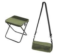 WJWZZGYL Foldable Backpack Stool,Portable Seats for Mountaineering and Hiking,leggeri ma robusti sedile pesca campeggio sgabelli (Verde, 26,9 x 23,9 x 23,8 cm)