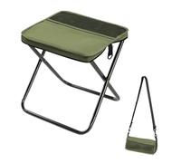 WJWZZGYL Foldable Backpack Stool,Portable Seats for Mountaineering and Hiking,leggeri ma robusti sedile pesca campeggio sgabelli (Verde, 29,9 x 25,9 x 31,8 cm)