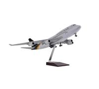 WJXNNON Per Boeing 747 UPS Modello Di Aeromobile Aviazione Civile Cargo Con Ruota Per Esposizione Di Collezione Resina Scala 1/157