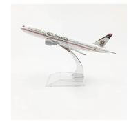 WJXNNON per Il Modello di Aereo Etihad Airlines B777, 16 Cm, in Lega di Metallo Pressofuso, Scala 1:400.