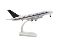 WJXNNON Per il modello di aereo in metallo Singapore Airlines A380 da 20 cm, replica in lega, simulazione aeronautica, regalo