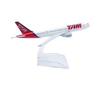 WJXNNON Per la collezione di modelli di aerei Boeing 777 della Brazilian Airlines, giocattoli, decorazioni per l'aviazione, 16 cm, scala 1:400