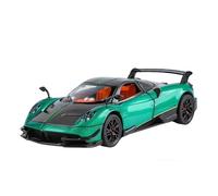 WJXNNON per Pagani Huayra BC Alloy Sports Car Diecast Model Decorazione Ornamenti Collezione Giocattoli Regalo 1:24(Green No Box)