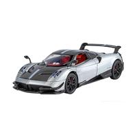 WJXNNON per Pagani Huayra BC Alloy Sports Car Diecast Model Decorazione Ornamenti Collezione Giocattoli Regalo 1:24(Silver No Box)