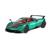 WJXNNON per Pagani Huayra BC Alloy Sports Car Diecast Model Decorazione Ornamenti Collezione Giocattoli Regalo 1:24(Green with Box)