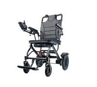 WJYCGFKJ Sedia a rotelle elettrica per Salire Le Scale, Sedia a Rotelle Pieghevole Leggera per Anziani, Scooter di Alimentazione per Viaggi E Utilizzo Giornaliero,con Freno a Mano