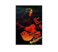 WJYCHEND Rory Gallagher, poster su tela con copertina di album cantante musicale, decorazione artistica da parete per camera da letto, 30 x 45 cm, senza cornice