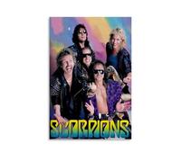 WJYCHEND Scorpions cantante album copertina musica serie tela poster arte murale pittura decorativa poster pittura camera da letto 20 x 30 cm (08 x 12 pollici) senza cornice stile