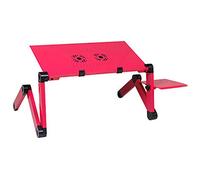 WJYLM lega di alluminio della Tabella del computer portatile registrabile pieghevole Computer Desk Notebook supporto da tavolo Computer da tavolo per divano-letto, scrivania pieghevole Riser,HH3468...