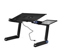 WJYLM lega di alluminio della Tabella del computer portatile registrabile pieghevole Computer Desk Notebook supporto da tavolo Computer da tavolo per divano-letto, scrivania pieghevole Riser,HH3468...