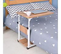 WJYLM scrivania Portatile Stand in Legno, Moda Regolabile Tabella del Computer Portatile Computer Portatile scrivania Soggiorno Letto Regolabile End Table tavolino Mobili,103-1 Marrone