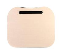 WJYLM Supporto Computer Lettura tavoletta Cuscino Ginocchio Tabella del Computer Portatile Handy Holder Tavolo Vassoio Cup Holder Laptop Pillow per Office,Shallow Legno-Grano