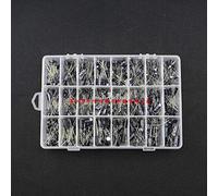 WJZJSVWTAU Davitu Electrical Equipments Supplies - 24values 500pcs Electrolytic Capacitor Organization Storage 0.1-1000uF Capacitors Assortment Box Kit diy supplies