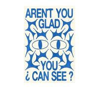 WJZJSVWTAU Trendy Blue Affirmation Art Print - Motivational Quote Wall Decor for Office, Inspirational Daily Reminder for Dorm Room & Home(Unframed,08x12inch(20x30cm))