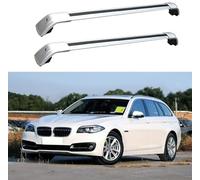 WJZXWJZC Auto Portapacchi Barre Trasversali,per BMW 5 Series F11 Touring Estate 2010-2017 Alluminio Tetto Esterno,Silver