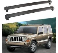 WJZXWJZC Auto Portapacchi Barre Trasversali,per Jeep Commander 2002-2010 Alluminio Tetto Esterno