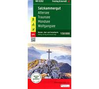 WK 282 Salzkammergut-Attersee-Traunsee-Mondsee-Wolfgangsee: Attersee - Traunsee - Mondsee - Wolfgangsee, mit Infoguide, GPX Tracks, wasserfest und reißfest