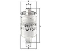 WK 612/3 MANN-FILTER Filtro carburante per BOGDAN,FORD AUSTRALIA,LAND ROVER,LOTU