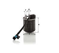 WK 820/23 MANN-FILTER Filtro carburante per MERCEDES-BENZ