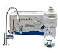 WK Acqua Top | Kit di Microfiltrazione Professionale per Acqua | Per un'acqua dal gusto migliorato direttamente nella tua cucina | Rubinetto incluso | MADE IN ITALY