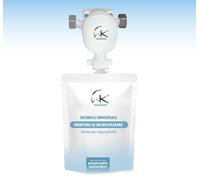 WK Mini Pompa Dosatrice di Polifosfato per Caldaia con Attacchi in Linea