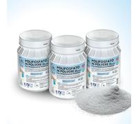 WK Polifosfati per Caldaia Ricarica Universale con set di 3 Barattoli in Polvere