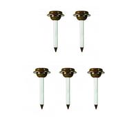 WEITECH WK2030 - Set di 5 repeller solare per serpente e repellente per serpenti, lucertole e giardino, ricrescita serpente