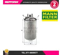 MANN-FILTER WK 829 Filtro carburante - per Autovetture + veicoli commeriali