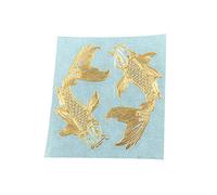 WKabnkn 2 Pz/coppia Golden Carp Fish Stampo in Resina Epossidica Metallo Sticker Gioielli Otturazioni Oro Carpa Pesce Gioielli
