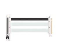 WKabnkn 20cm PCIE5.0 X16 Risers Cavo Per Grafica Angolo Destro Estensione Ad Alta Velocità Trasmissione 32GTS Eccellente Durata Scheda Grafica Estensione