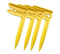 WKabnkn 4 Pz Picnics Mat Ancoraggi Pali Morsetti Spiaggia Holder Picnic Coperta Rack Asciugamano Sabbia Strumento di Campeggio Esterna Supporto da Spiaggia