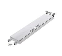 WKabnkn 40x120mm Primario Alluminio Blocco di Raffreddamento Ad Acqua Dissipatore di Calore Per PC Laptop CPU Laptop Cooler CPU Ventilatore Dissipador Ventola Dissipador Radiatore Supporto Base Staffa