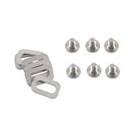 WKabnkn 6Pcs Leggero Per Lega Bulloni Distanziali Mountain Bike Pedale Tacchetti Bulloni & Distanziale Per LOOK Bici Da Strada Accesso Mountain Bike Hardware Viti Accessori