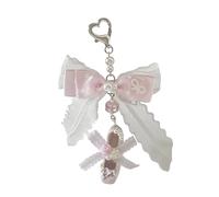 WKabnkn Alla moda effetto perle farfalla fiocco borsa accessorio complementi vari stili per la donna moderna Bowknot borsa fascino