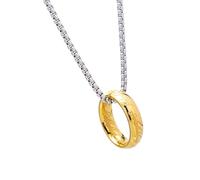 WKabnkn Collana da uomo con ciondolo retrò hip-hop clavicola unisex girocollo da indossare tutti i giorni accessori collana ispirata al film, Misura unica, come descritto, come descritto