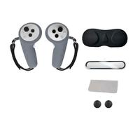 WKabnkn Comodo pacchetto di accessori di gioco VRs con coperture del regolatore del silicone per le protezioni dell'obiettivo 4Ultra manicotto antiscivolo della presa