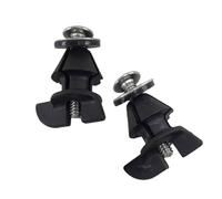 WKabnkn Confezione da 2 elementi di fissaggio per sedile WC, set di ferramenta forte e in metallo per organizzare in modo sicuro i bulloni standard del sedile del