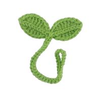 WKabnkn Fatto a mano lavorato a maglia all'uncinetto germoglio di foglia accessorio per cuffie alla moda accessori di abbigliamento personalizzati per donne ragazze uncinetto fatto, Misura unica, come