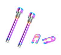 WKabnkn Inserti per perni di fissaggio per bici in lega Viti esagonali Pinza Pin di fissaggio 4mm Biciclette Idraulico Disco Pastiglie Freno Bulloni Sostituzione Pastiglie Freno a Disco