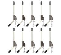 WKabnkn Installa rapidamente le girelle da pesca in PVC con design resistente ai grovigli, migliora i sistemi di gestione della linea Connettori per lenza da pesca