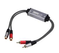 WKabnkn Isolatore di loop di terra del filtro acustico del metallo 2Channel migliora la chiarezza del suono negli eliminatori di loop di terra dell'attrezzatura professionale